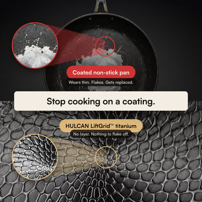 HULCAN® Pure Titanium Deep Fry Pan, 11"