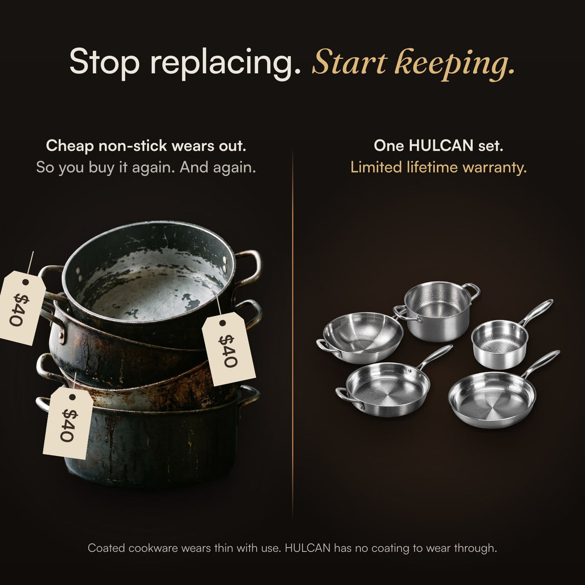 HULCAN® Titanium Kitchen Set (16 Piece)