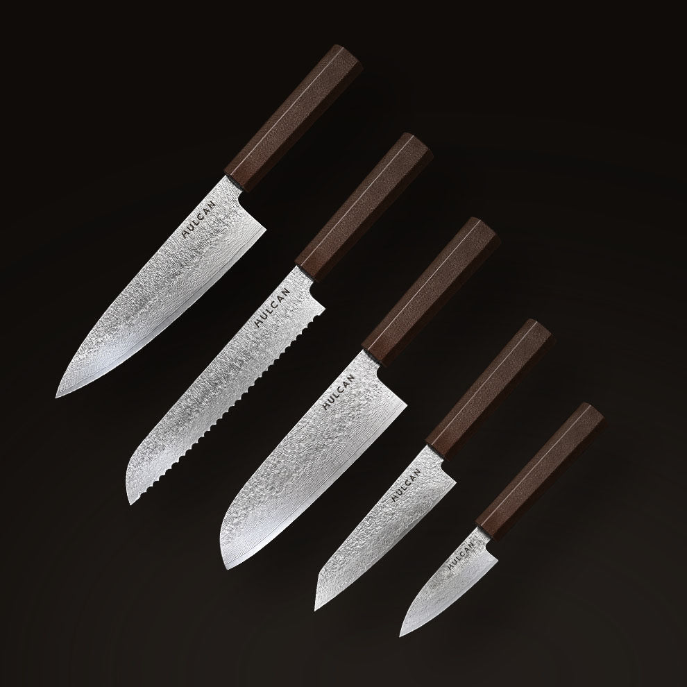 5 Damascus Knives