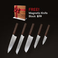 HULCAN® Damascus Knife Set, 6-pc