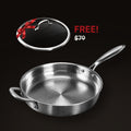 HULCAN® Pure Titanium Deep Fry Pan, 11"