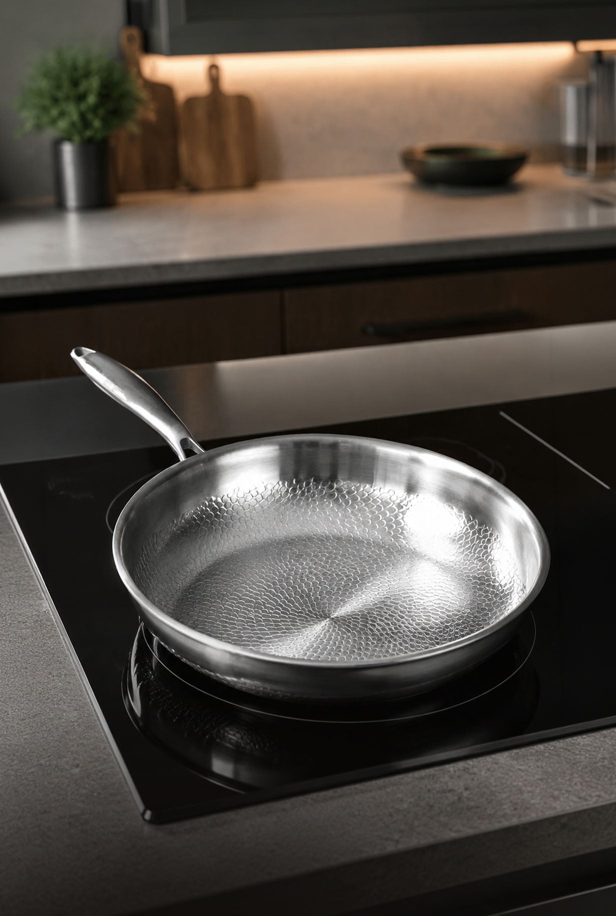 On the induction cooktop